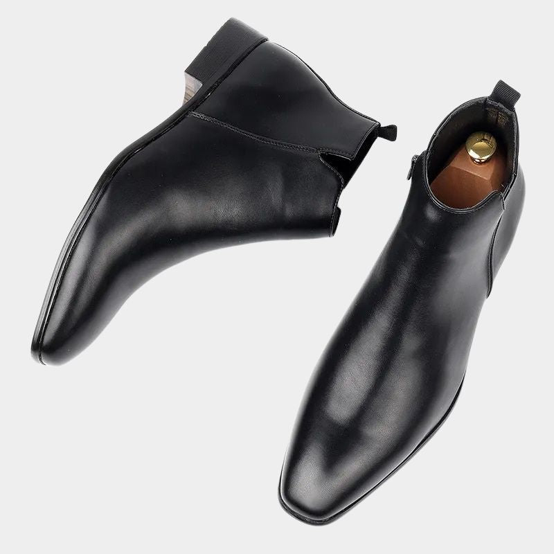 Męskie obuwie buty | Buty o długości do kostki z bocznym zamkiem projekt